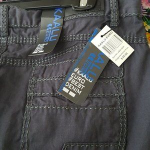 KAALU EURO Dark Gray Cotton Pants 38x32 New KBD15420